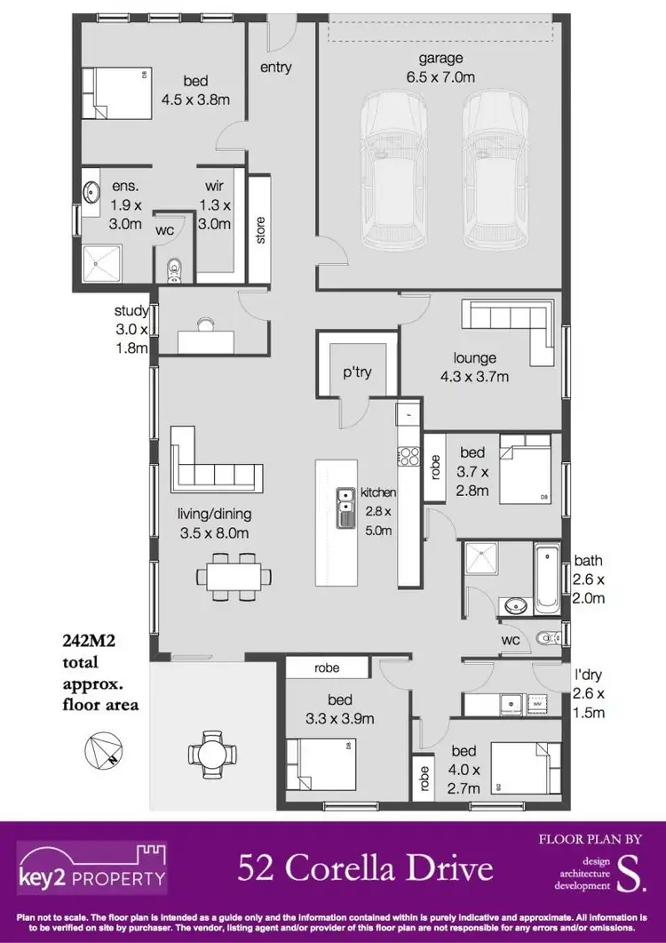 Floorplan of Homely house listing, 52 Corella Drive, Legana TAS 7277