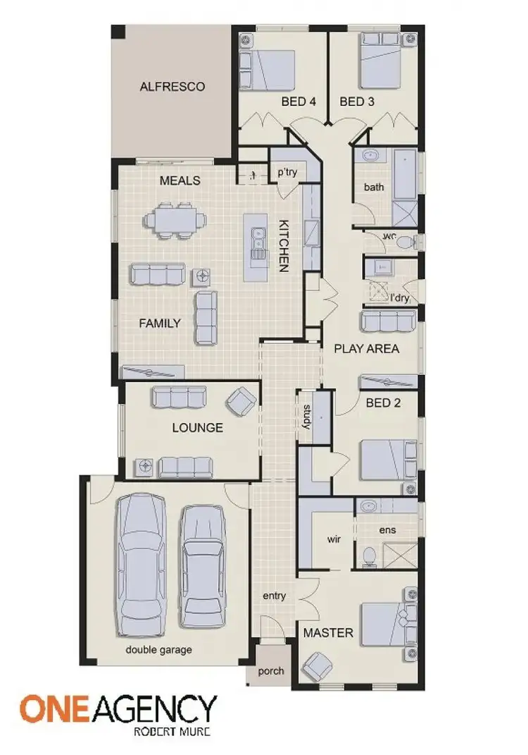 Floorplan of Homely house listing, 73 Denhams Road, Koo Wee Rup VIC 3981