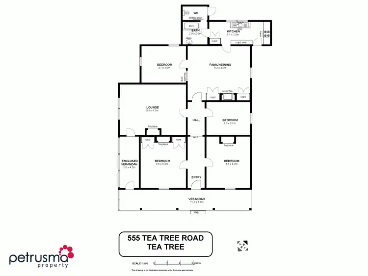 Floorplan of Homely house listing, 555 Tea Tree Road, Tea Tree TAS 7017