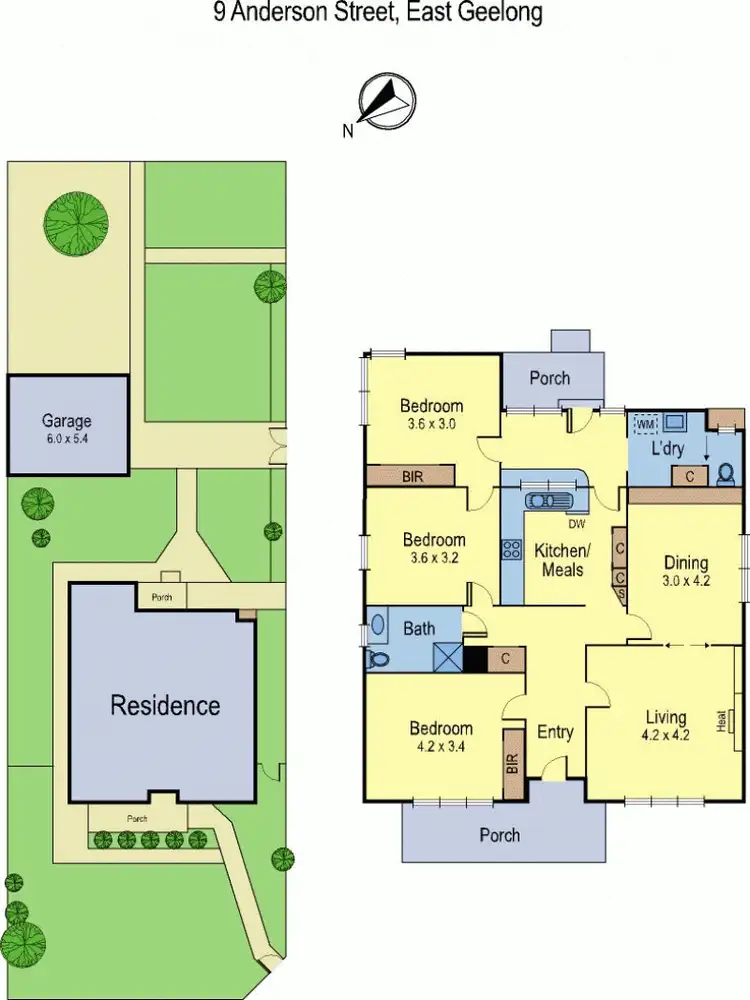 Floorplan of Homely house listing, 9 Anderson Street, East Geelong VIC 3219