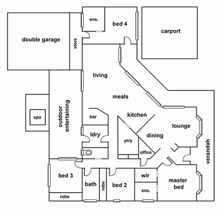 Floorplan of Homely house listing, 76 Barnes Boulevard, Horsham VIC 3400