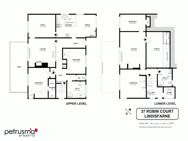 Floorplan of Homely house listing, 37 Robin Court, Lindisfarne TAS 7015