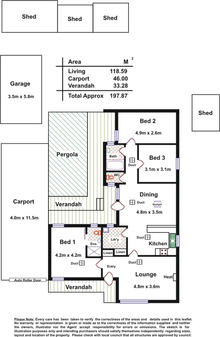Floorplan of Homely house listing, Address available on request