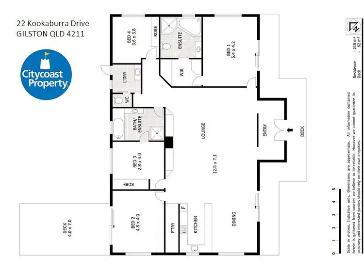 Floorplan of Homely house listing, 22 Kookaburra Drive, Gilston QLD 4211