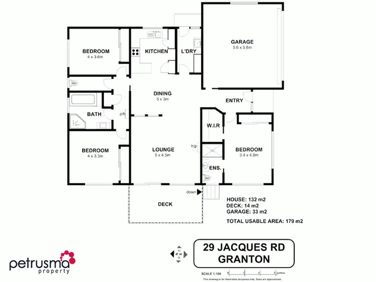 Floorplan of Homely house listing, 29 Jacques Road, Granton TAS 7030