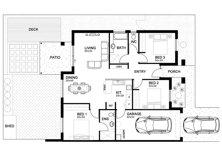 Floorplan of Homely villa listing, 210/64 Gilston Rd, Nerang QLD 4211