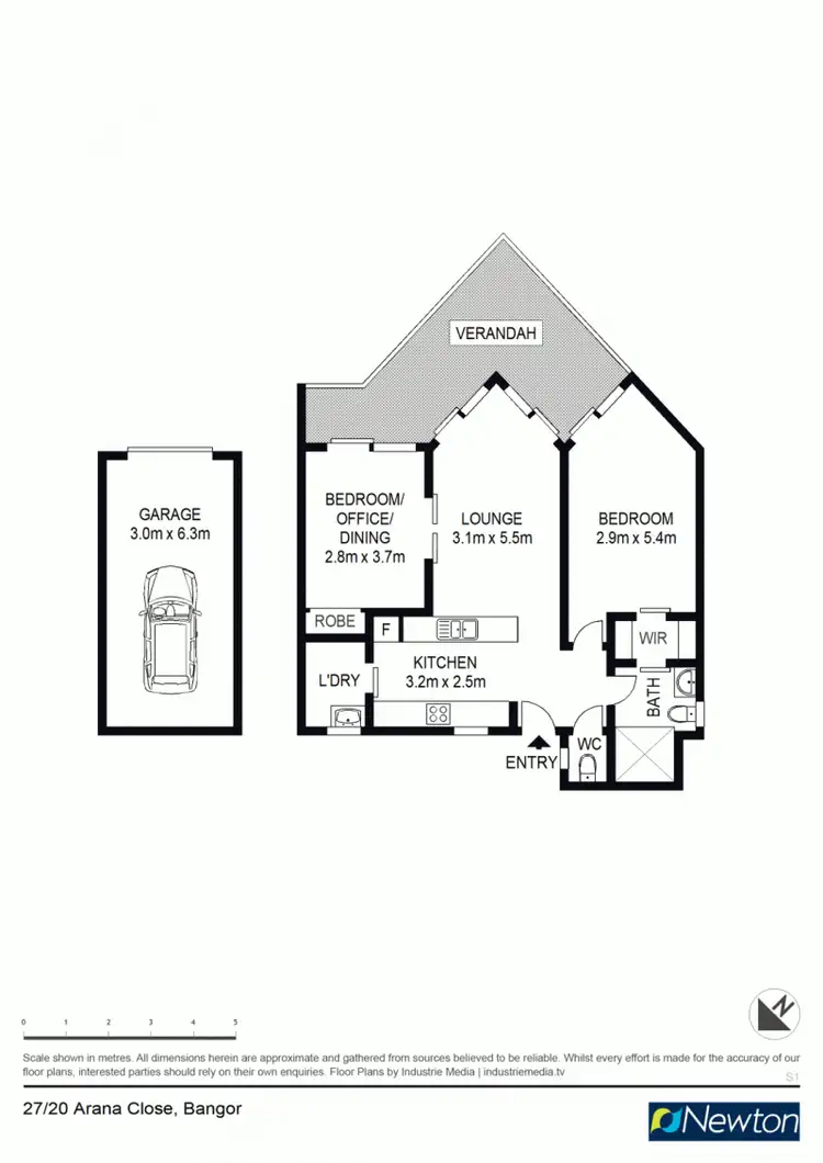 Floorplan of Homely apartment listing, 27/20-26 Arana Close, Bangor NSW 2234