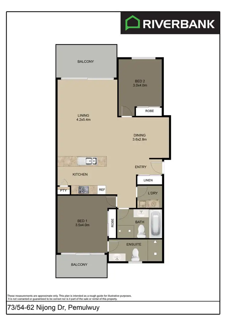 Floorplan of Homely apartment listing, 73/54-62 Nijong Drive, Pemulwuy NSW 2145