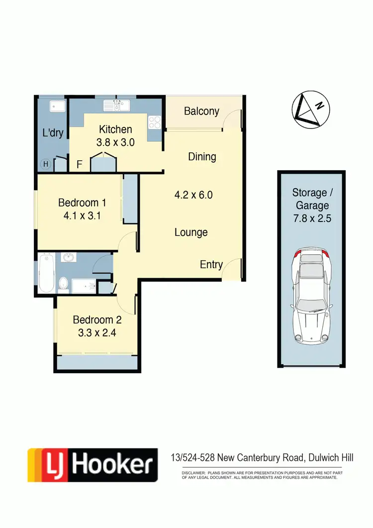 Floorplan of Homely apartment listing, 13/524-528 New Canterbury Rd, Dulwich Hill NSW 2203