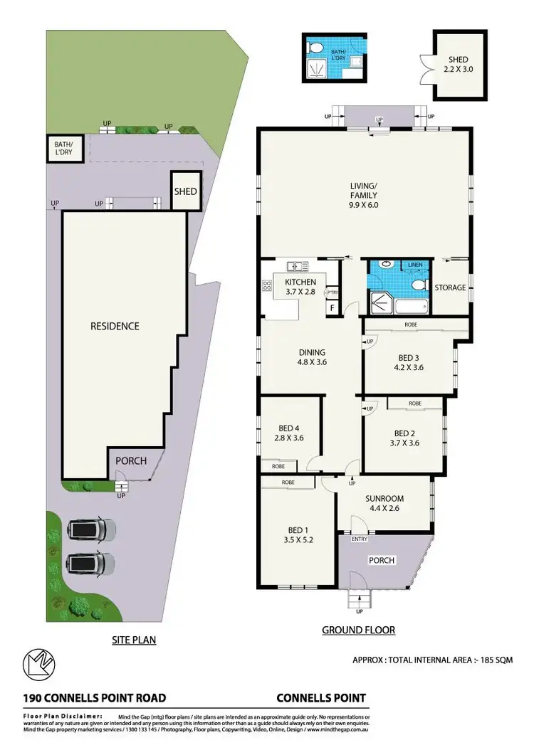 Floorplan of Homely house listing, 190 Connells Point Rd, Connells Point NSW 2221