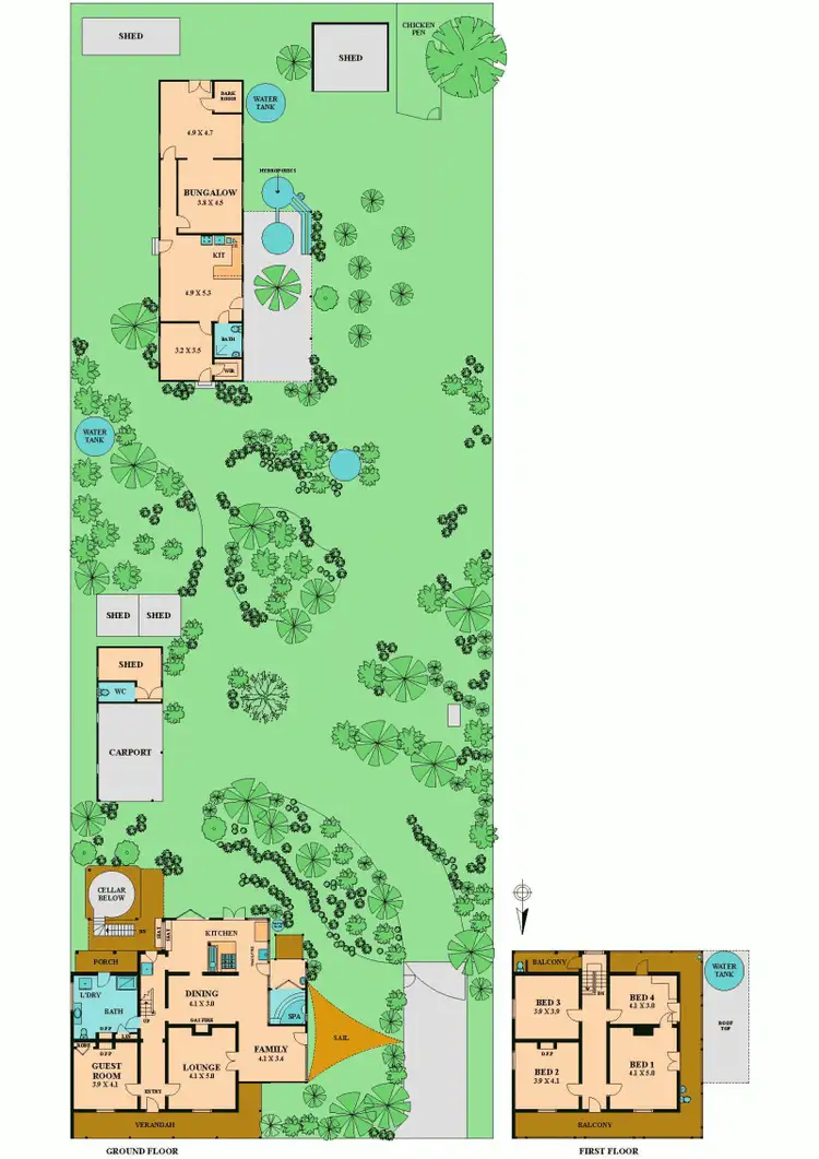 Floorplan of Homely house listing, 10 HIGH STREET, Seymour VIC 3660