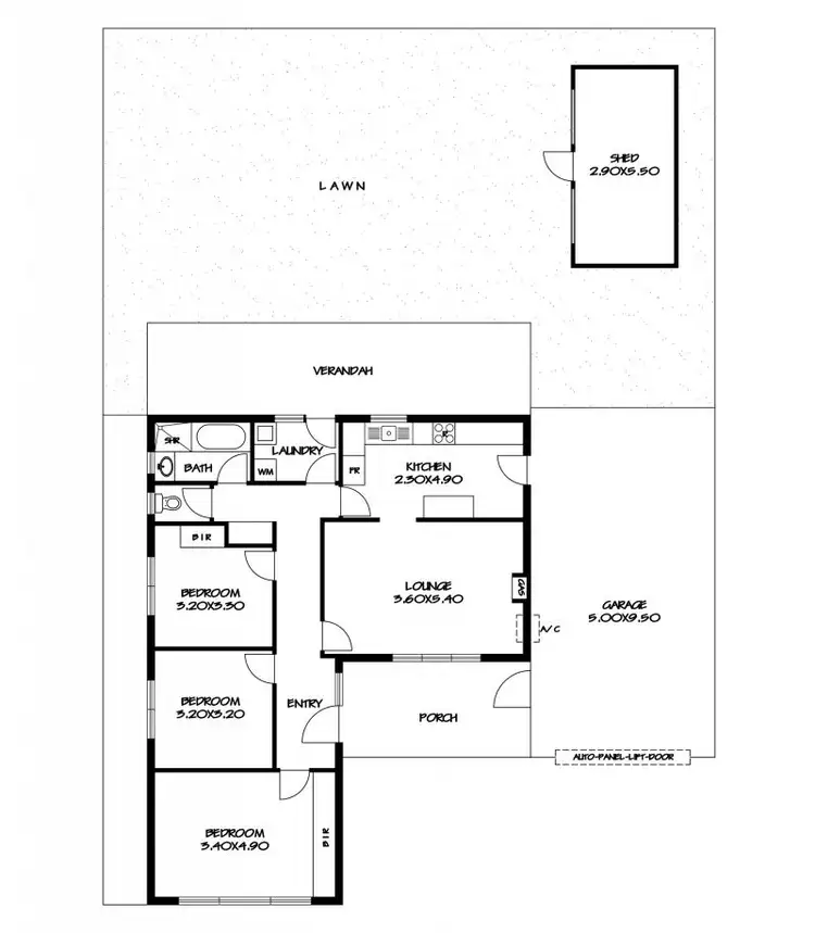 Floorplan of Homely house listing, 52 Todd Road, Para Hills SA 5096