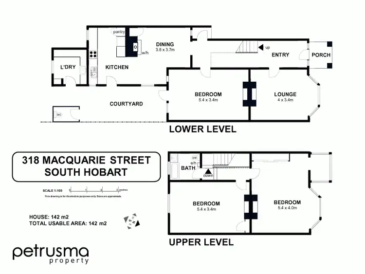 Floorplan of Homely house listing, 318 Macquarie Street, South Hobart TAS 7004