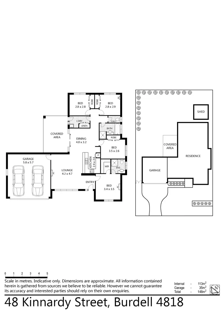 Floorplan of Homely house listing, 48 Kinnardy Street, Burdell QLD 4818