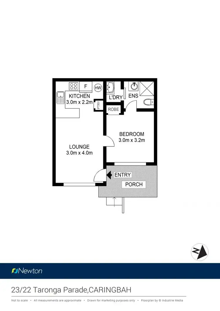 Floorplan of Homely villa listing, 23/22 Taronga Parade, Caringbah NSW 2229