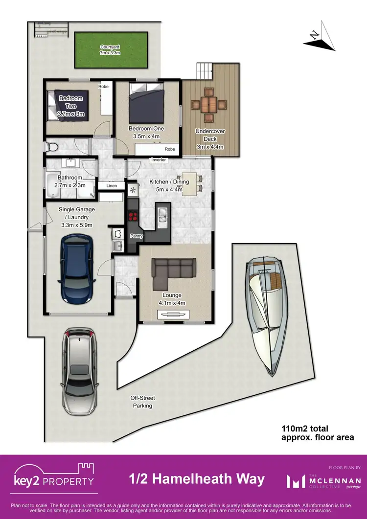 Floorplan of Homely house listing, 1/2 Hamelheath Way, Newstead TAS 7250
