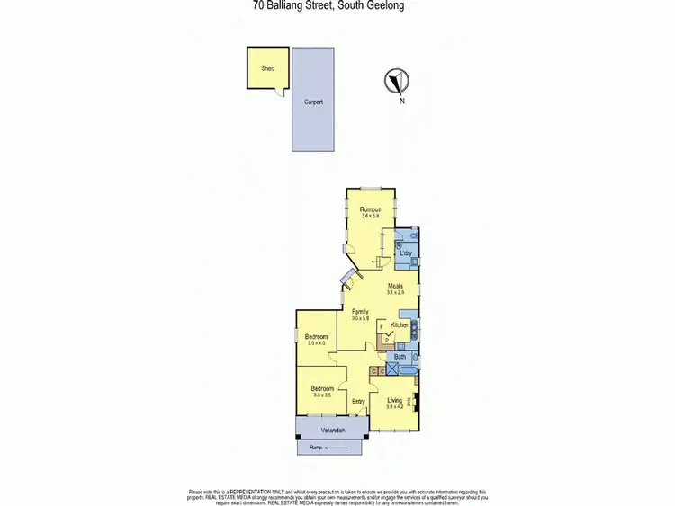 Floorplan of Homely house listing, 70 Balliang Street, South Geelong VIC 3220