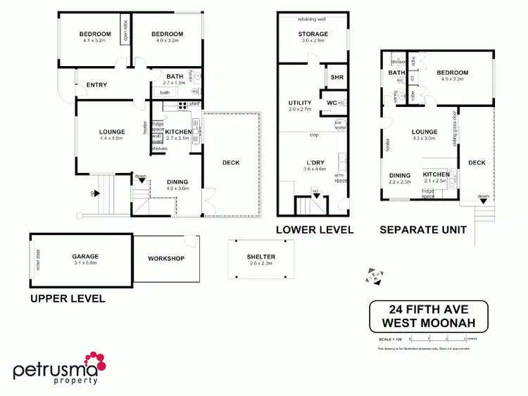 Floorplan of Homely house listing, 24 Fifth Avenue, West Moonah TAS 7009