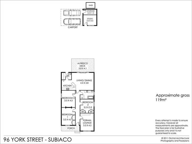 Floorplan of Homely house listing, 96 York Street, Subiaco WA 6008