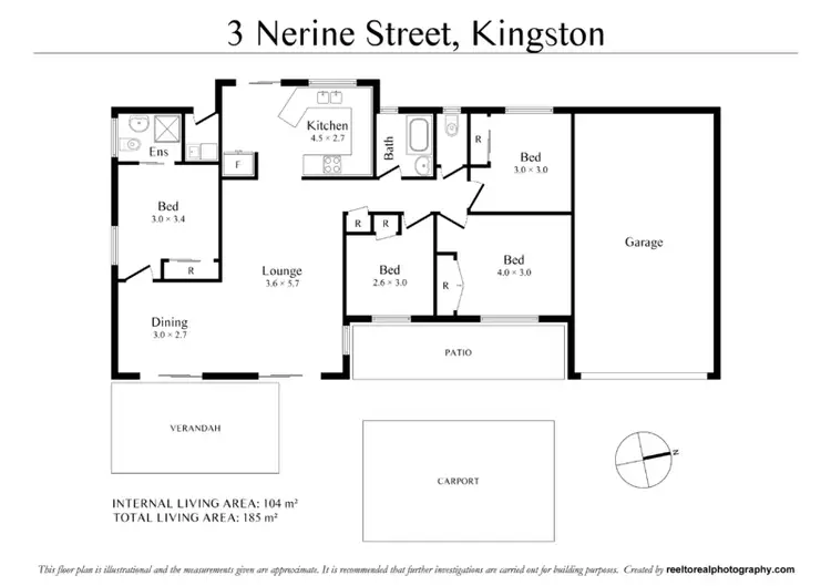 Floorplan of Homely house listing, 3 Nerine Street, Kingston QLD 4114