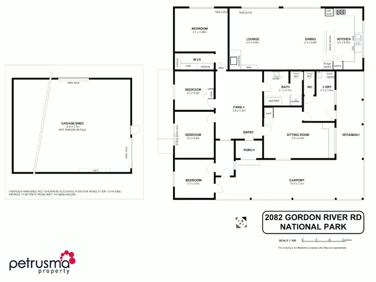 Floorplan of Homely house listing, 2082 Gordon River Road, National Park TAS 7140