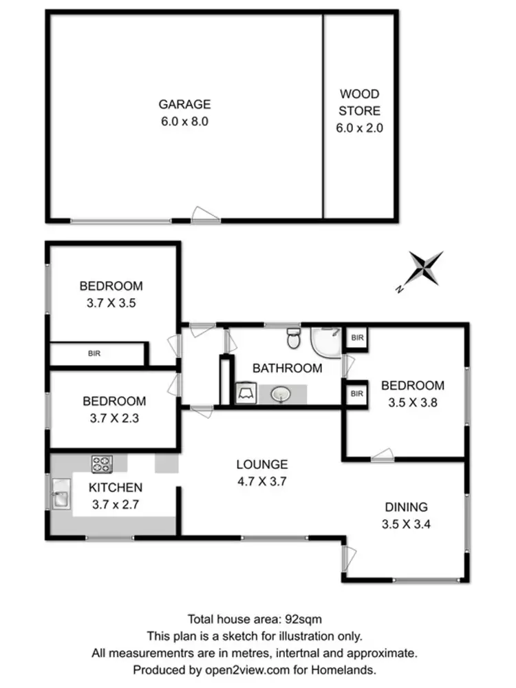 Floorplan of Homely house listing, 72 Mountain River Road, Grove TAS 7109