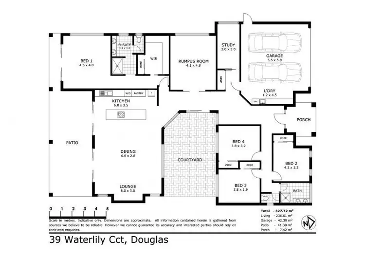 Floorplan of Homely house listing, 39 Waterlily Circuit, Douglas QLD 4814