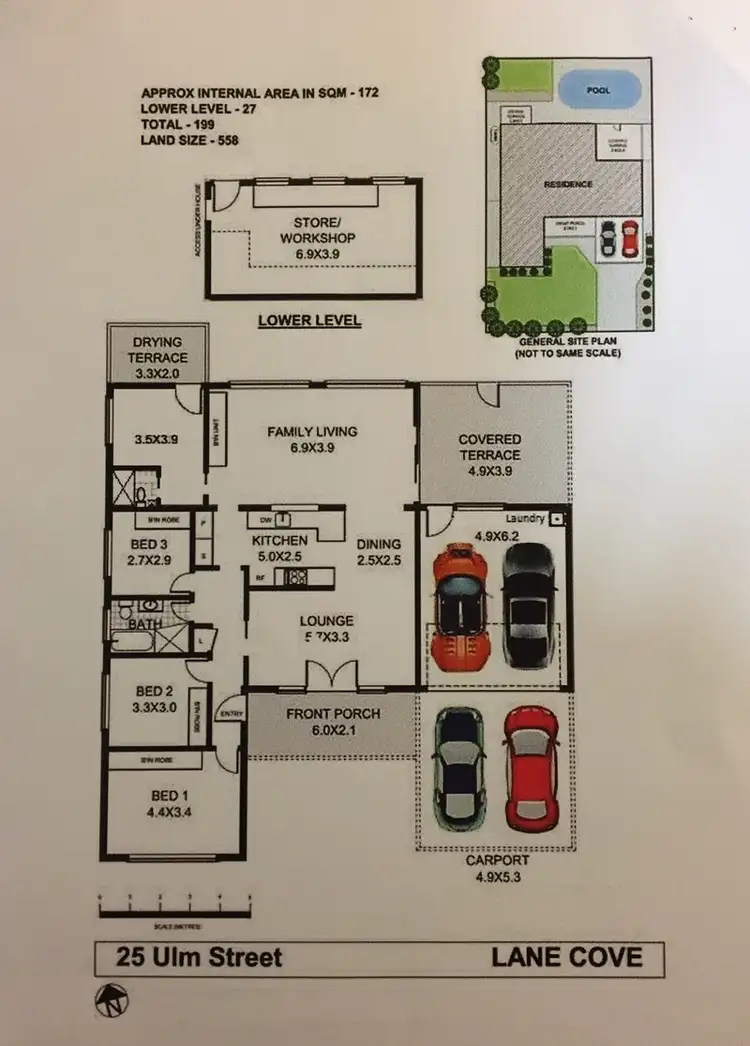 Floorplan of Homely house listing, 25 Ulm Street, Lane Cove NSW 2066