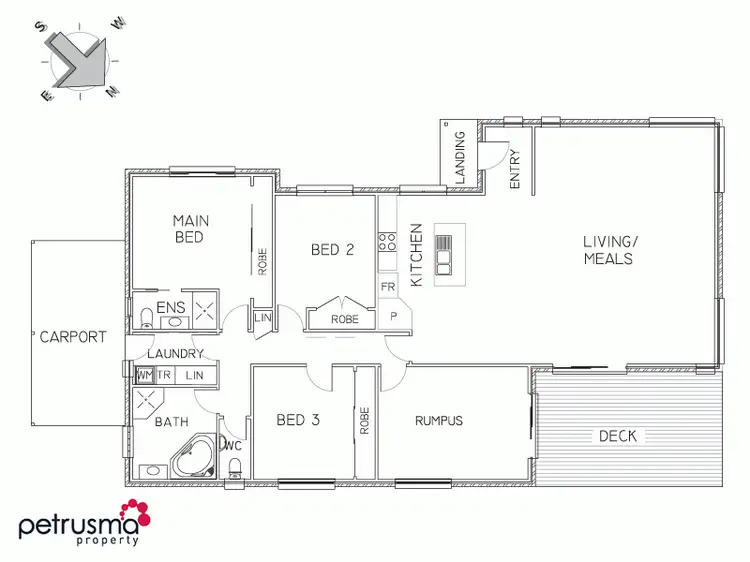 Floorplan of Homely house listing, 5 Estate Drive, Acton Park TAS 7170