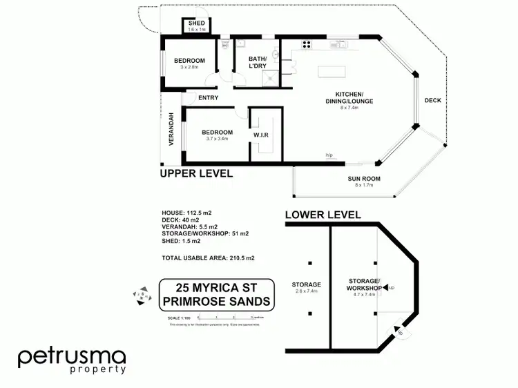 Floorplan of Homely house listing, 25 Myrica Street, Primrose Sands TAS 7173