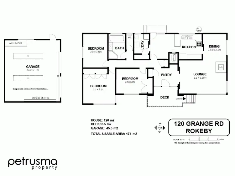 Floorplan of Homely house listing, 120 Grange Road, Rokeby TAS 7019