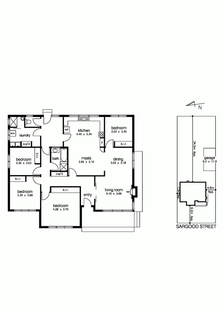 Floorplan of Homely house listing, 36 Sargood Street, Altona VIC 3018