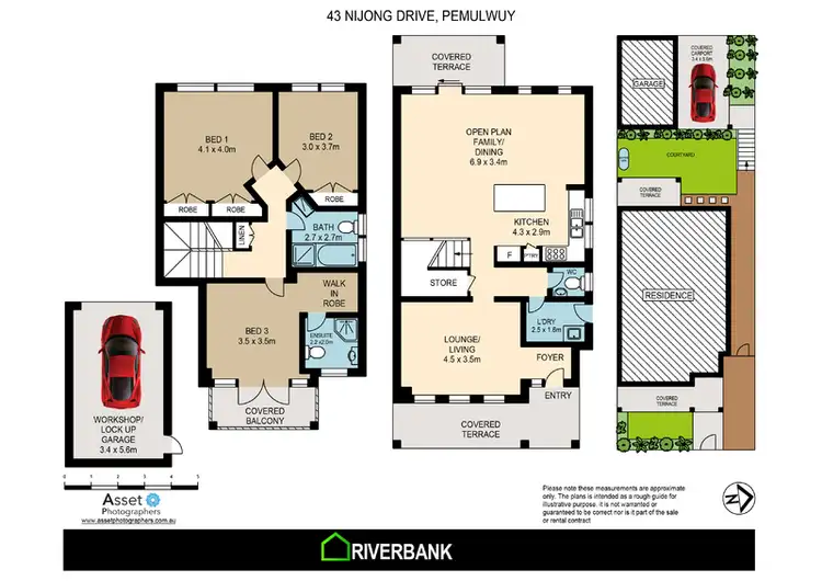 Floorplan of Homely house listing, 43 Nijong Drive, Pemulwuy NSW 2145