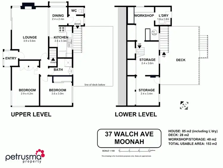 Floorplan of Homely house listing, 37 Walch Avenue, Moonah TAS 7009