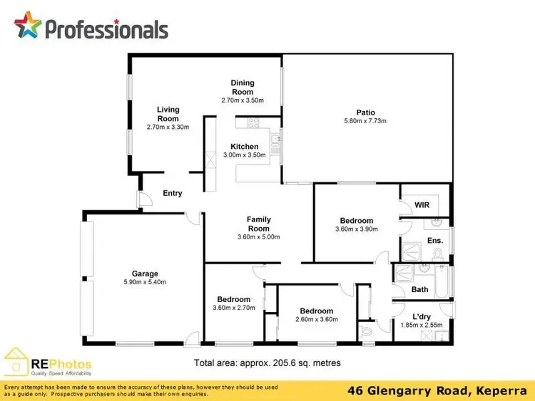 Floorplan of Homely house listing, 46 Glengarry Road, Keperra QLD 4054