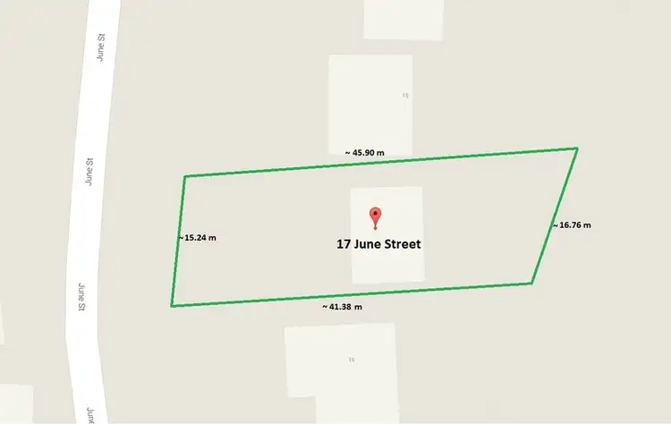 Floorplan of Homely land listing, 17 June Street, Seven Hills NSW 2147