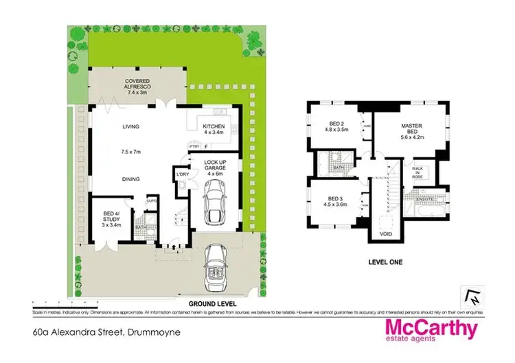 Floorplan of Homely house listing, 60a Alexandra Street, Drummoyne NSW 2047