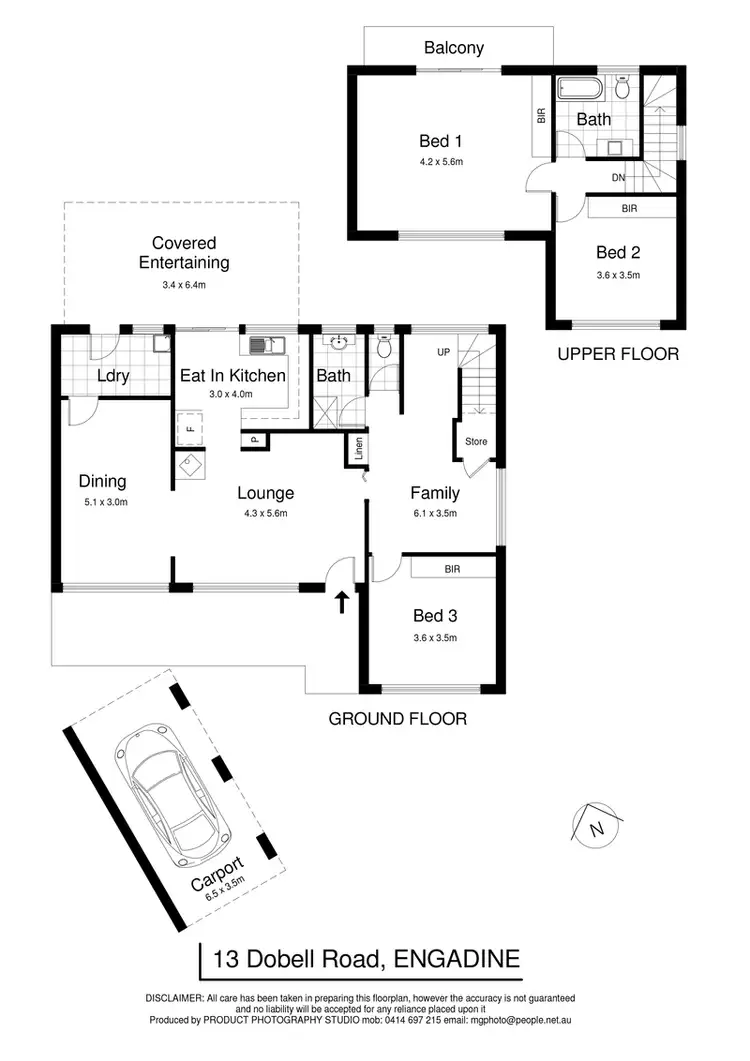Floorplan of Homely house listing, 13 Dobell Road, Engadine NSW 2233