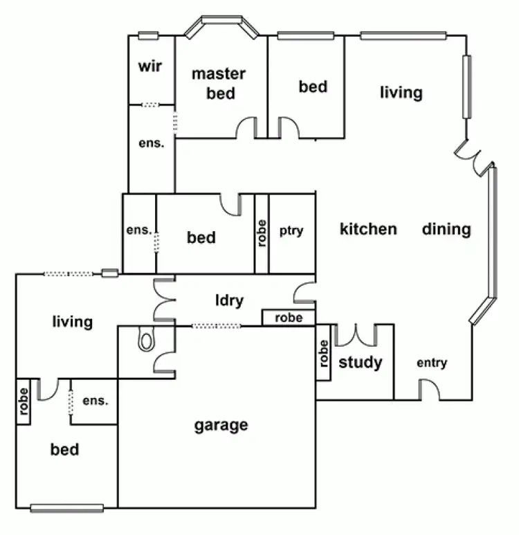 Floorplan of Homely house listing, 7 St Leonards Avenue, Dimboola VIC 3414