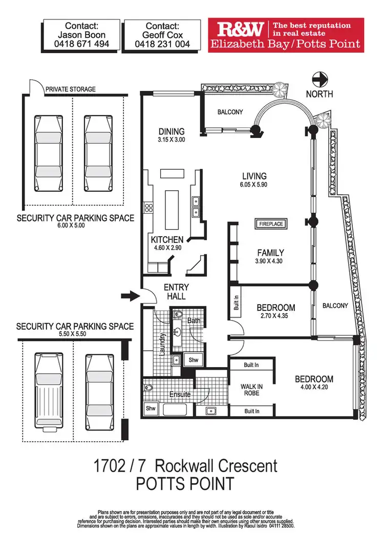 Floorplan of Homely apartment listing, 1702/7 Rockwall Crescent, Potts Point NSW 2011