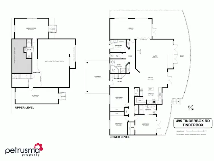Floorplan of Homely house listing, 495 Tinderbox Road West, Tinderbox TAS 7054