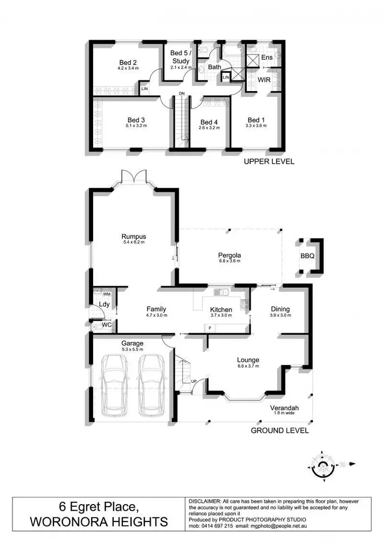 Floorplan of Homely house listing, 6 Egret Place, Woronora Heights NSW 2233