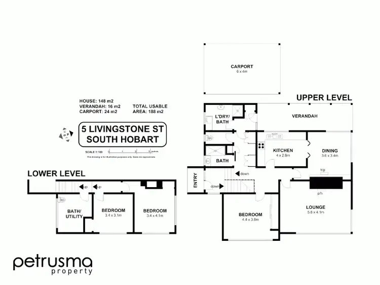 Floorplan of Homely house listing, 5 Livingston Street, South Hobart TAS 7004