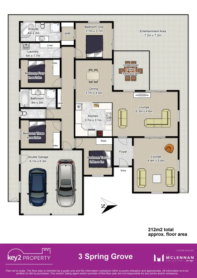 Floorplan of Homely house listing, 3 Spring Grove, Youngtown TAS 7249