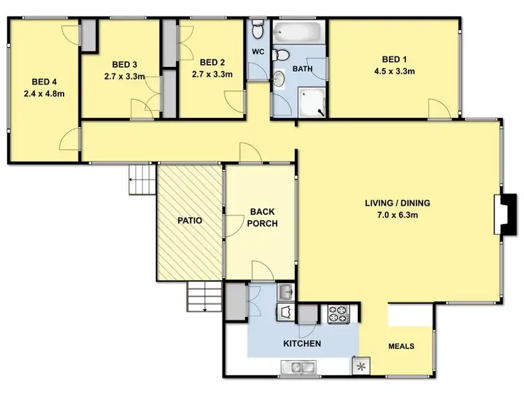 Floorplan of Homely house listing, 1 Pearse Road, Aireys Inlet VIC 3231