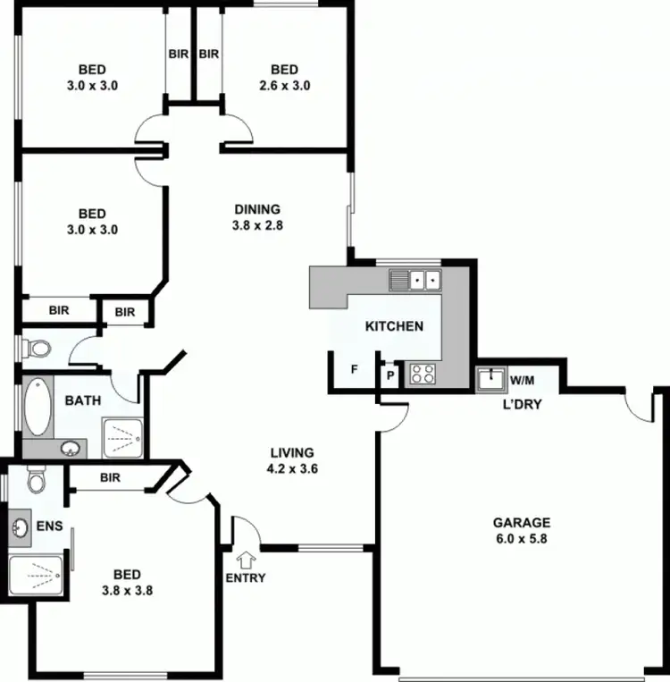Floorplan of Homely house listing, 20 Ashmore Place, Marsden QLD 4132