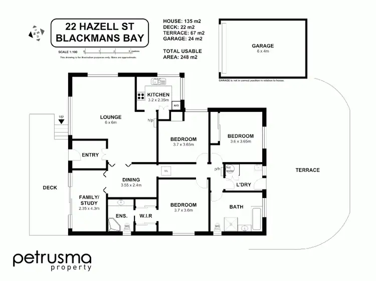Floorplan of Homely house listing, 22 Hazell Street, Blackmans Bay TAS 7052