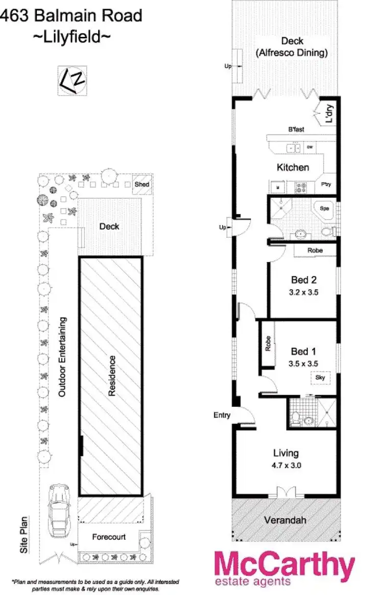 Floorplan of Homely house listing, 463 Balmain Road, Lilyfield NSW 2040