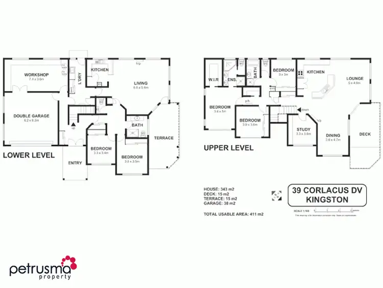 Floorplan of Homely house listing, 39 Corlacus Drive, Kingston TAS 7050