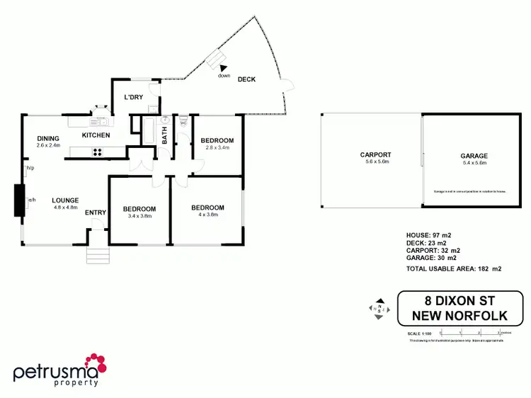 Floorplan of Homely house listing, 8 Dixon Street, New Norfolk TAS 7140